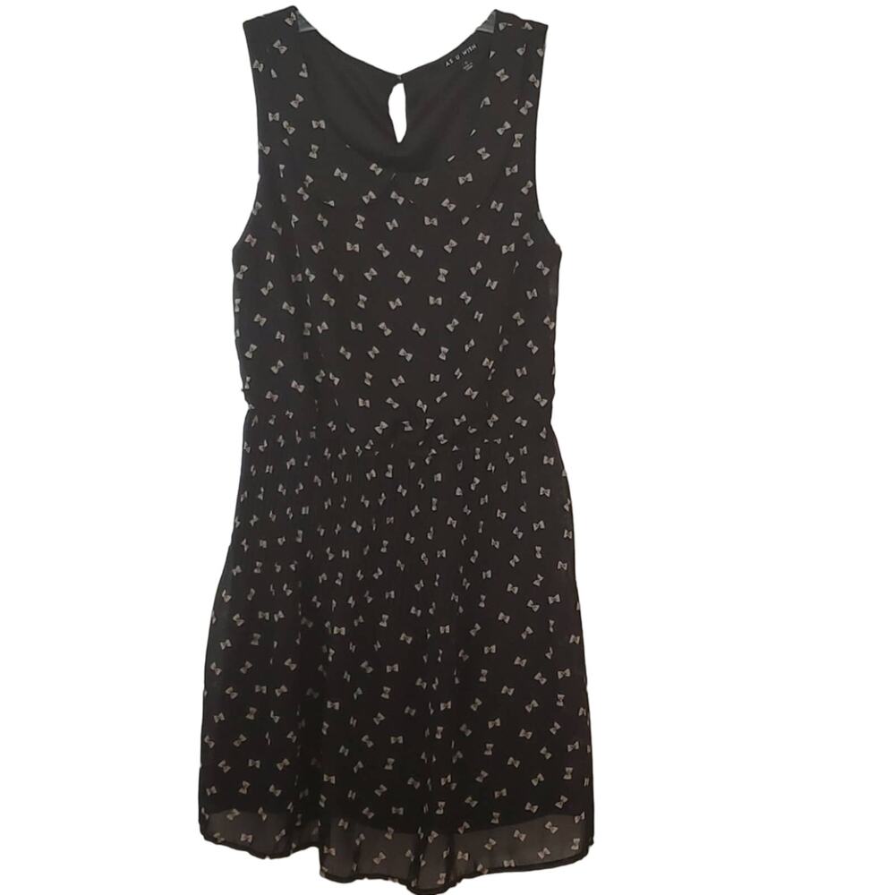As U Wish Bow Tie Dress, Small